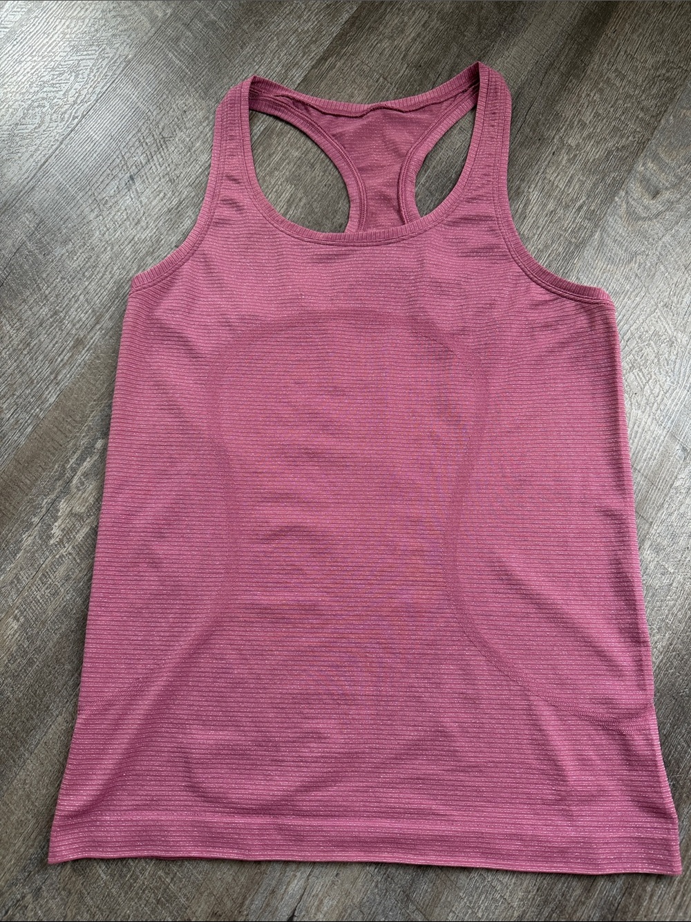 lululemon athletica Sparkly Pink Racerback Tank Top
